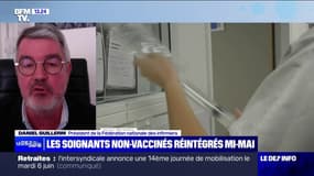 "On est assez surpris par cette décision" de réintégrer les soignants non-vaccinés à la mi-mai, affirme le président de la Fédération nationale des infirmiers
