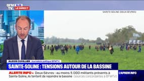 Sainte-Soline: le gouvernement surveille de loin