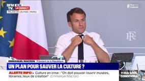 Emmanuel Macron: "On doit pouvoir rouvrir les musées, les librairies, les disquaires, les galeries d'art"