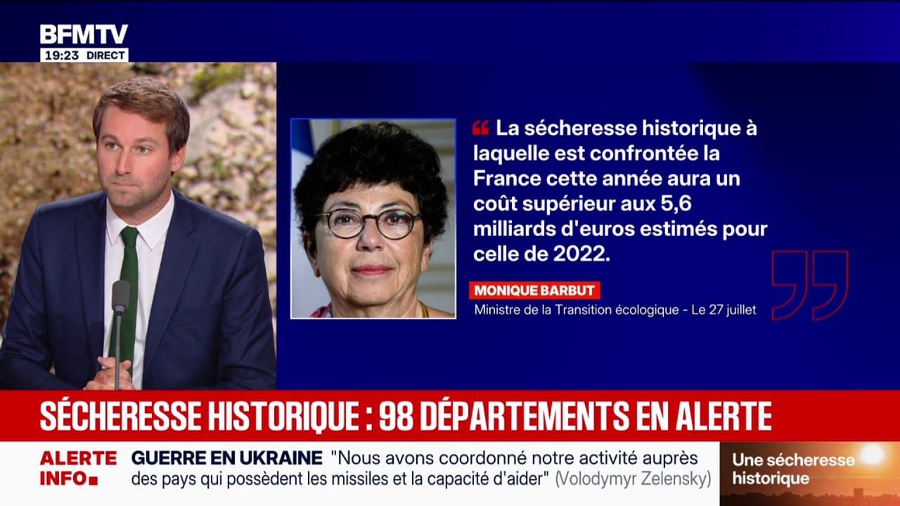 La sécheresse va avoir un coût supérieur aux 5,6 milliards d'euros estimés pour celle de 2022
