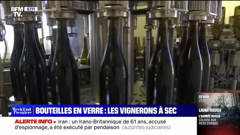 Le secteur viticole est confronté à une pénurie de bouteilles en verre