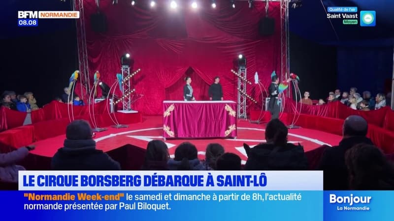 Saint-Lô: le cirque Borsberg pose son chapiteau pour la première fois depuis 20 ans