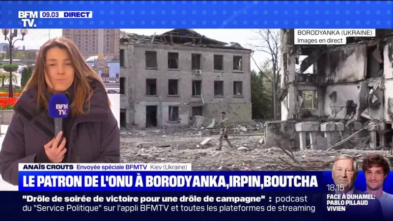 Guerre en Ukraine: le secrétaire général de l'ONU António Guterres attendu à Borodyanka, Irpin et Boutcha
