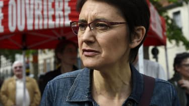 Nathalie Arthaud - BERTRAND GUAY / AFP