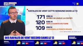 Bouches-du-Rhône: l'expert météo des pompiers parle d'un "coup de mistral remarquable"