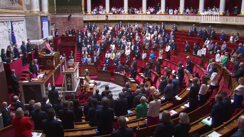 Attaque au couteau à Annecy: une minute de silence observée à l'Assemblée