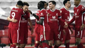 La joie de Liverpool après son succès face à Leicester