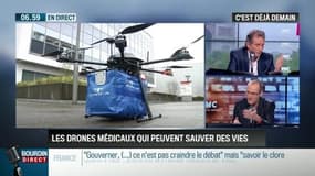 La chronique d'Anthony Morel: Les drones médicaux qui viennent au secours des malades - 13/05
