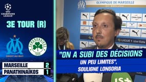OM 2-1 Panathinaïkos (3-5 tab) : "On a subi des décisions un peu limites", souligne Longoria