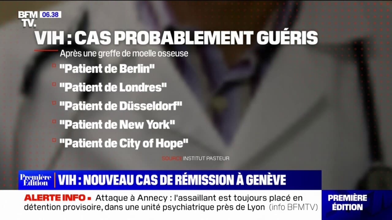 VIH un homme à Genève sur la voie de la rémission, alors qu'il vivait