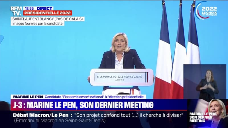 Marine Le Pen tacle l'attitude d'Emmanuel Macron, 