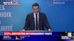 Abstention aux régionales: Jordan Bardella parle d'un "désastre démocratique"