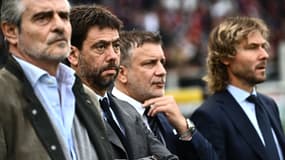 Maurizio Arrivabene, Andrea Agnelli, Federico Cherubini et Pavel Nedved