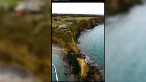 Quatre personnes et cinq chiens ont été secourus à la point du Hoc (Calvados), ce jeudi 20 février 2025.