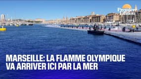  À Marseille, la flamme olympique va arriver ici par la mer  