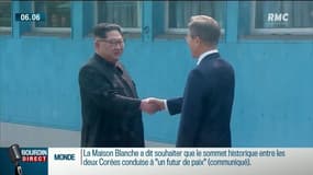 Poignées de mains et passages des frontières: les symboles historiques entre les deux dirigeants coréens