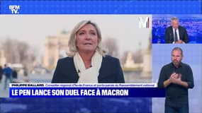 Le Pen lance son duel face à Macron - 15/01