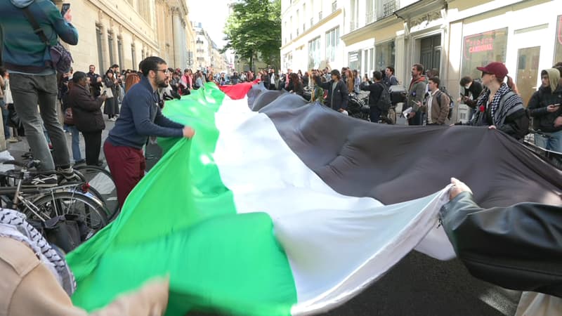 Paris: une manifestation pro-Palestine à la Sorbonne, les cours et examens annulés cet après-midi