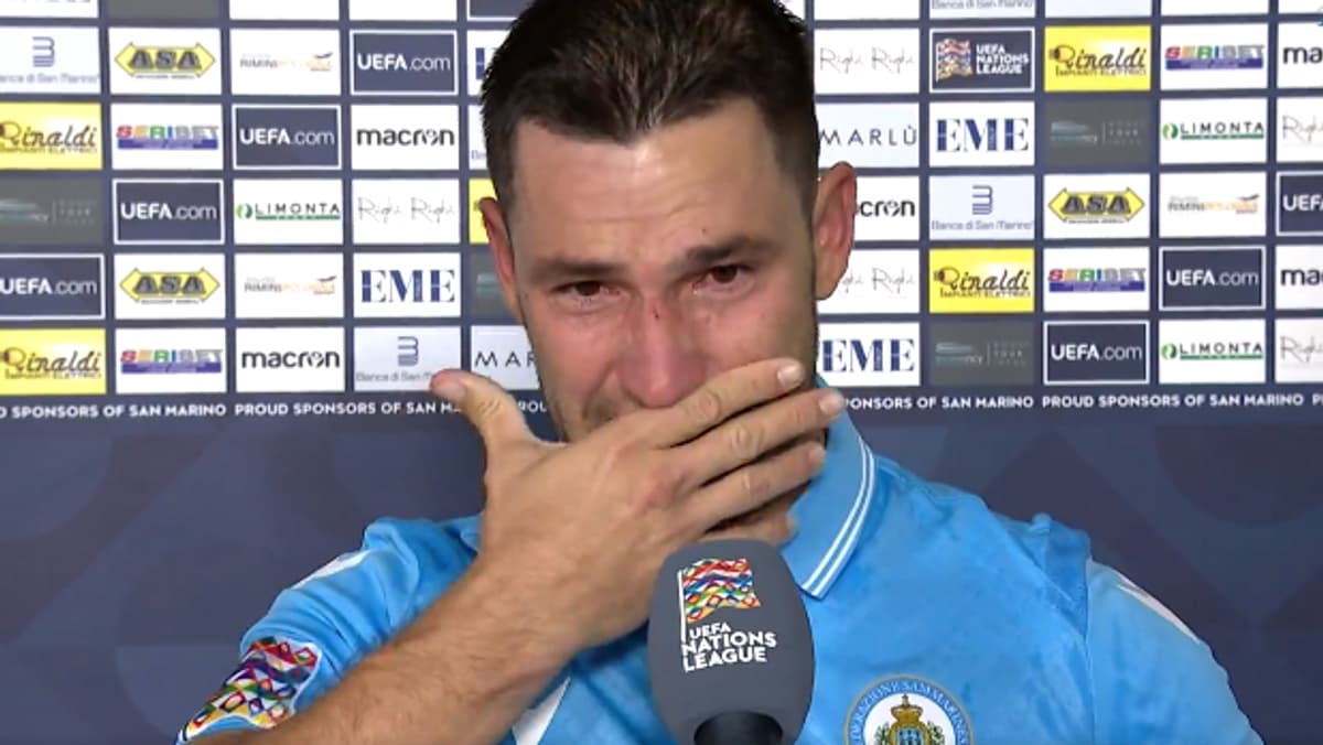 Ligue Des Nations La Magnifique Emotion D Un Joueur De Saint Marin Apres Un Resultat Historique