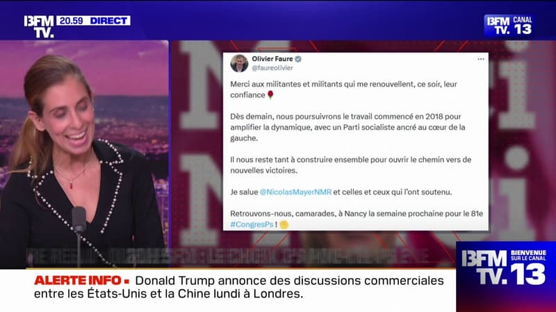 LE CHOIX D'ANNE-CHARLÈNE - Olivier Faure réélu: quelles conséquences pour le Parti socialiste?