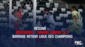 Résumé : Rosenborg – Dinamo Zagreb (1-1) – Barrage retour Ligue des champions
