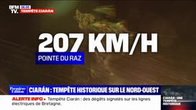 Tempête Ciaran: les premières images des dégâts en Bretagne