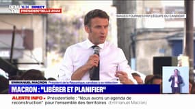 Emmanuel Macron: "Nous devons planifier les grandes transitions"