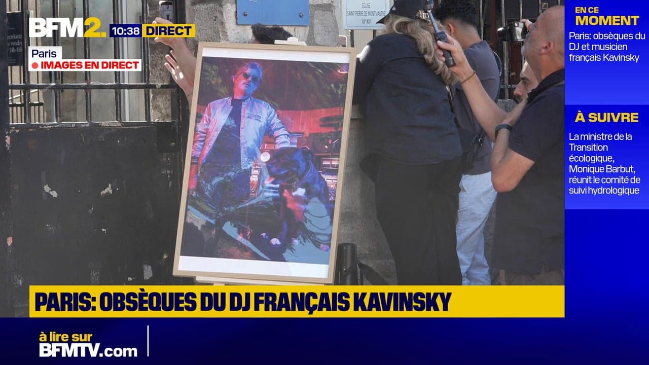 Un dernier adieu au DJ Kavinsky, à Montmartre