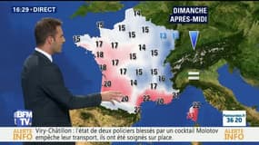 La météo pour ce dimanche 9 octobre 2016