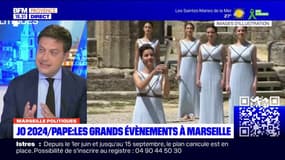 JO-2024: Benoît Payan "rêvait" de voir la Flamme olympique à Marseille