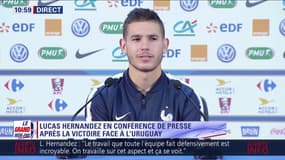 Lucas Hernandez : "Eden Hazard ? Il faudra être concentré... On a déjà éliminé le meilleur joueur du monde en 8e et il n'a pas touché le ballon !"