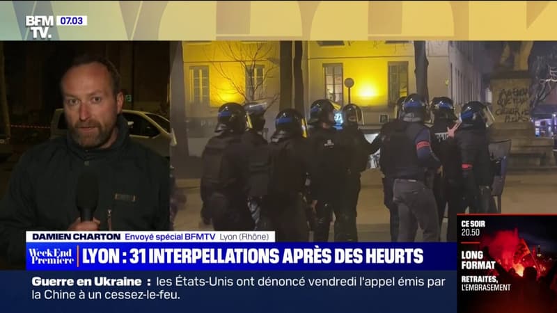 Retraites: la mairie du 4e arrondissement de Lyon saccagée en marge de la manifestation 
