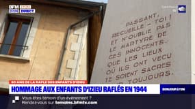 80 ans de la rafle des enfants d'Izieu: les habitants venus nombreux pour les commémorations