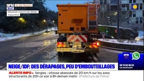 Neige, verglas en Île-de-France: des dérapages sur les routes, mais peu d'embouteillages