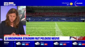 JO: Le Groupama Stadium fait pelouse neuve