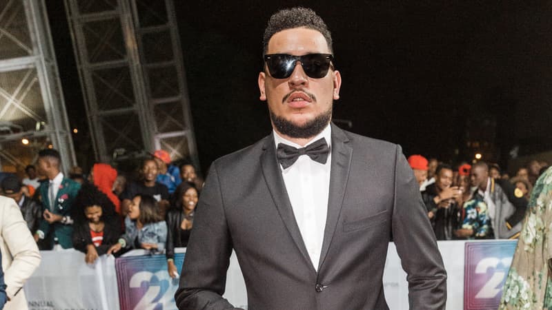 Le rappeur sud-africain, Kiernan Forbes, alias AKA, lors des South African Music Awards le 4 juin 2016.