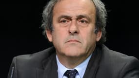 Michel Platini, candidat à la présidence de la Fifa.