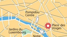 UN SQUATT ÉVACUÉ PLACE DES VOSGES À PARIS