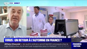 Bruno Lina (membre du conseil scientifique Covid-19) n'exclut pas de nouvelles "restrictions" en cas de deuxième vague