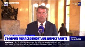 Yvelines: un homme arrêté après avoir menacé de mort le député Karl Olive