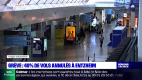 Grève des contrôleurs aériens: 40% des vols annulés à l'aéroport de Strasbourg-Entzheim