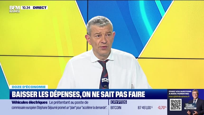 Doze d’économie : Baisser les dépenses, on ne sait pas faire - 13/11