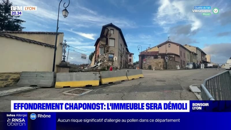 Chaponost: l'immeuble en partie effondré va être détruit, les habitants tous relogés