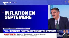 L'inflation en net recul au mois de septembre