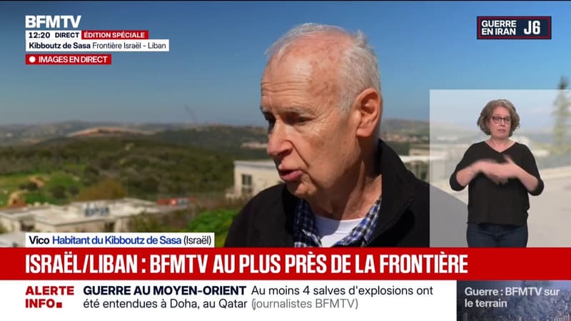 Guerre au Moyen-Orient: entretien avec Vico, habitant du kibboutz de Sasa, à la frontière entre Israël et le Liban