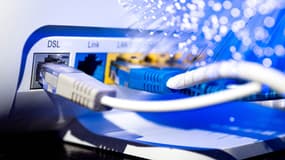 Une connexion ADSL ou Fibre sur un modem