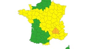 La Drôme et l'Ardèche en vigilance orange pour orages ce mardi 30 août. 