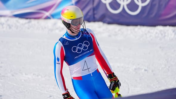 Jeux olympiques 2026 - Clément Noël a enfourché lors du slalom de Bormio, le 16 février 2026