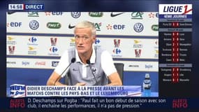 Deschamps : "Mbappé a le moral mais il est là pour l'équipe de France"