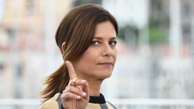 Marina Foïs à Cannes, le 13 mai 2018